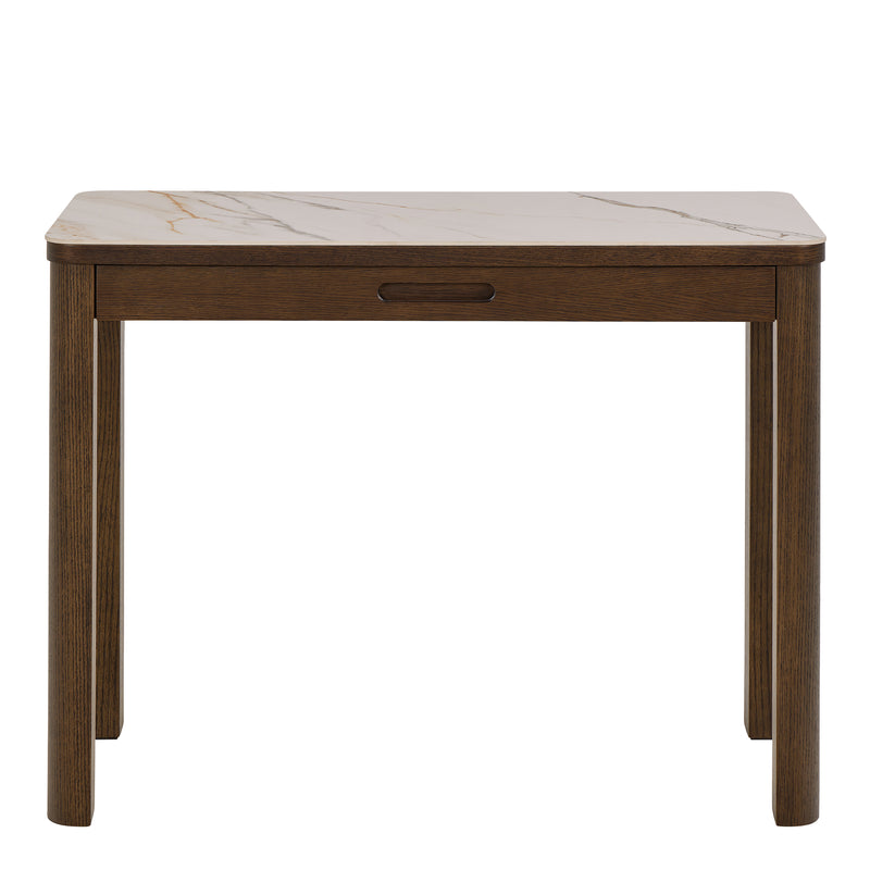 Southampton Console Table 1 Drawer in Cream Ceramic — view