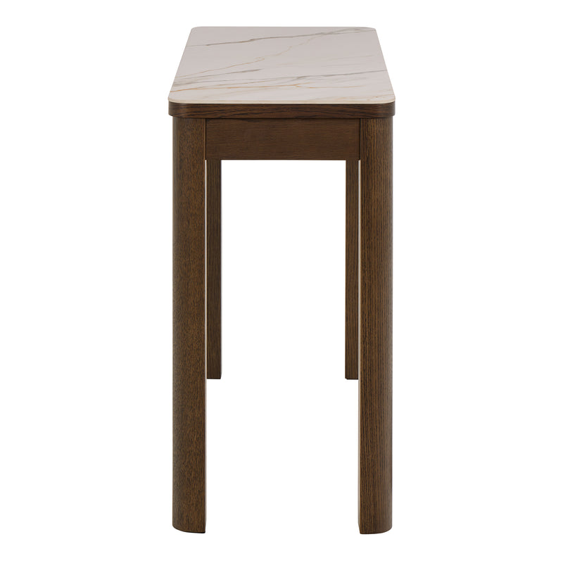 Southampton Console Table 1 Drawer in Cream Ceramic — detail view