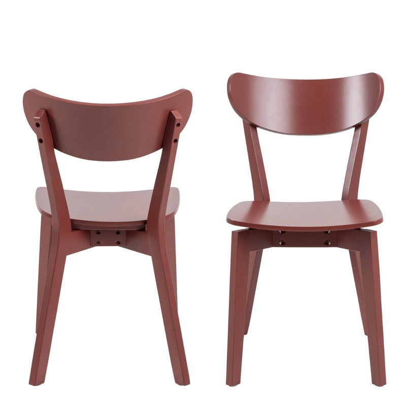 Roxby Dining Chair in Terracotta - Set of 2