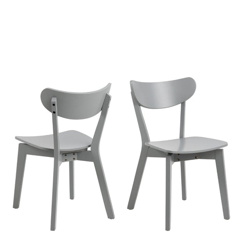 Roxby Grey Dining Chair - Set of 2