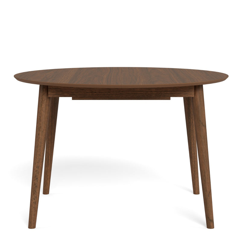 Montreux Round Extending Dining Table in Walnut 115–154cm