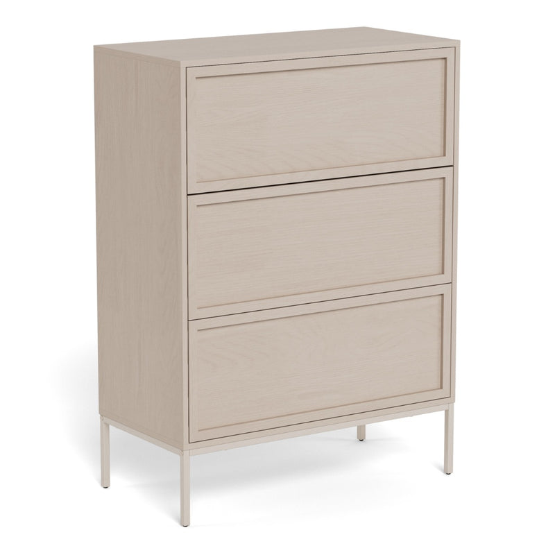 Palmdale 3 Drawer Chest in Grey - Bedroom Storage