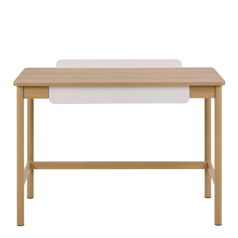 Alpena Office Desk in Oak & Beige - Modern Home Office Furniture
