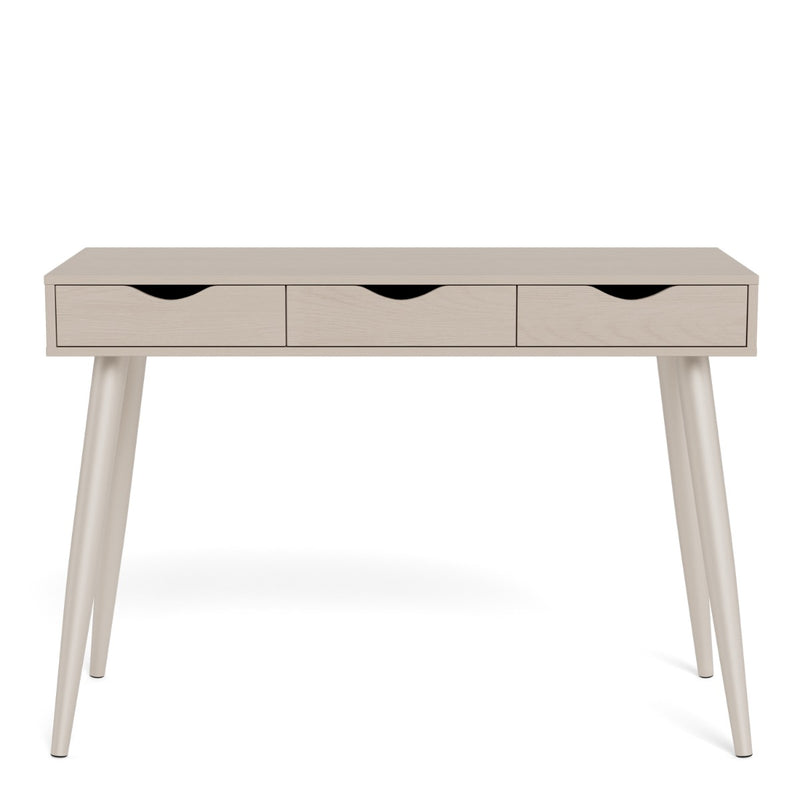 Neptun Office Desk with 3 Drawers in Grey