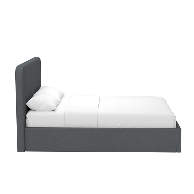 Walton Grey Fabric Double Ottoman Storage Bedframe