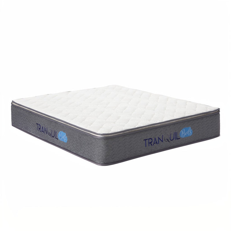 Tranquil Beds Repose Pocket Spring Pillow Top Mattress - 25cm - 4ft Small Double Size