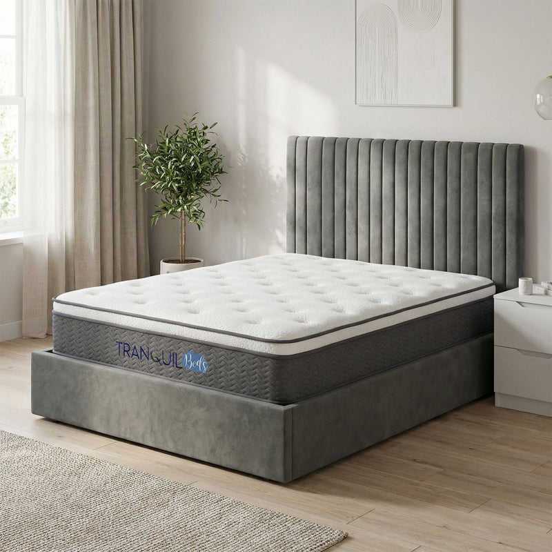 Tranquil Beds Trance Pocket Spring Euro Top Mattress - 33cm - 5ft King Size