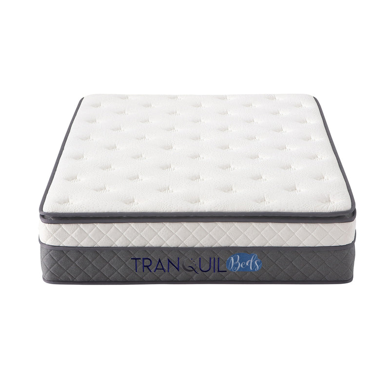 Tranquil Beds Muse Pocket Spring Pillow Top Mattress - 35cm - 4ft Small Double Size