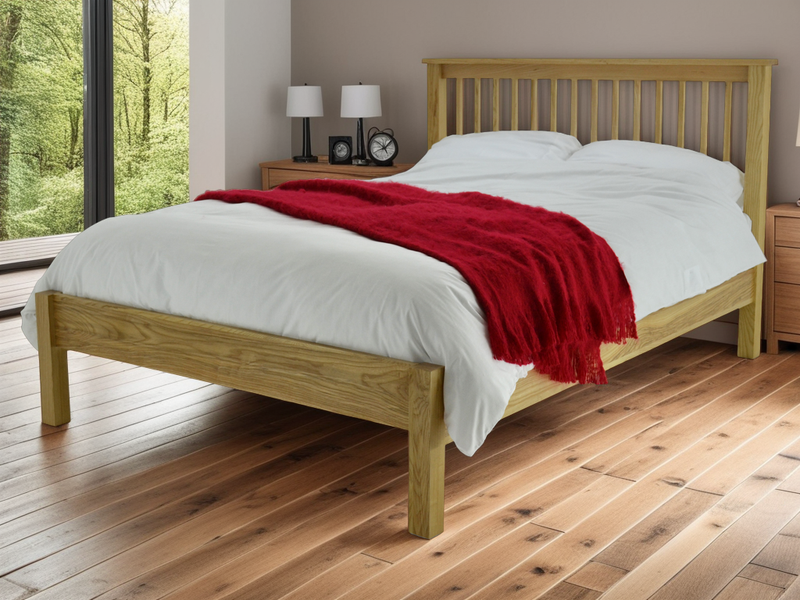ASHF Solid Oak Bed — view