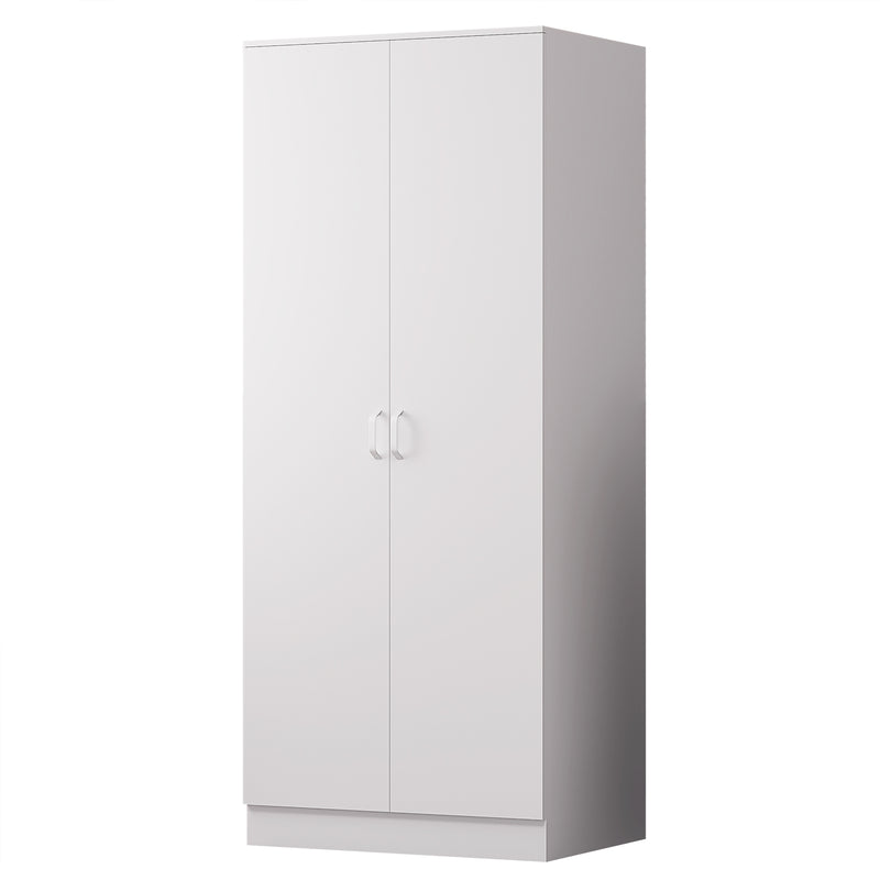 FWStyle Tunis 2 Door Wardrobe Matt White