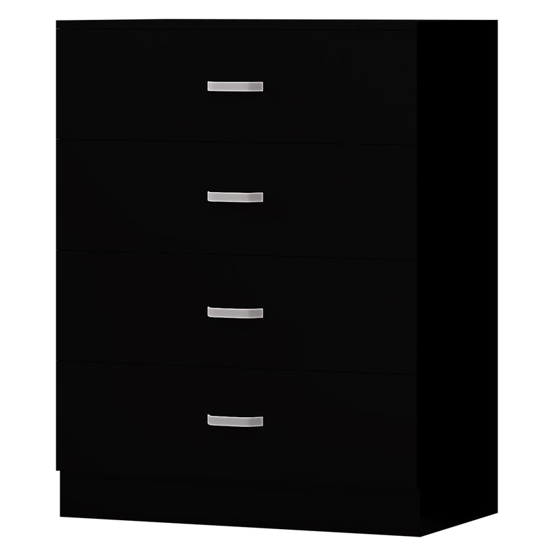 FWStyle Tunis 4 Drawer Chest Of Drawers Matt Black