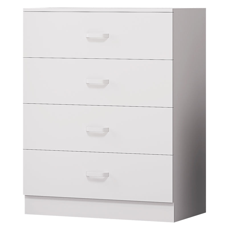 FWStyle Tunis 4 Drawer Chest Of Drawers Matt White
