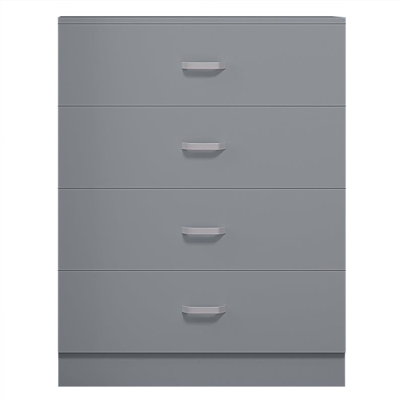 FWStyle Tunis 4 Drawer Chest Of Drawers Matt Grey