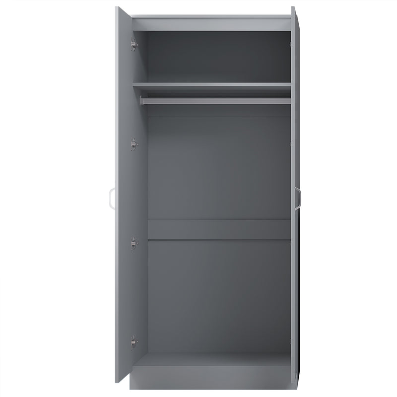 FWStyle Tunis 2 Door Wardrobe Matt Grey