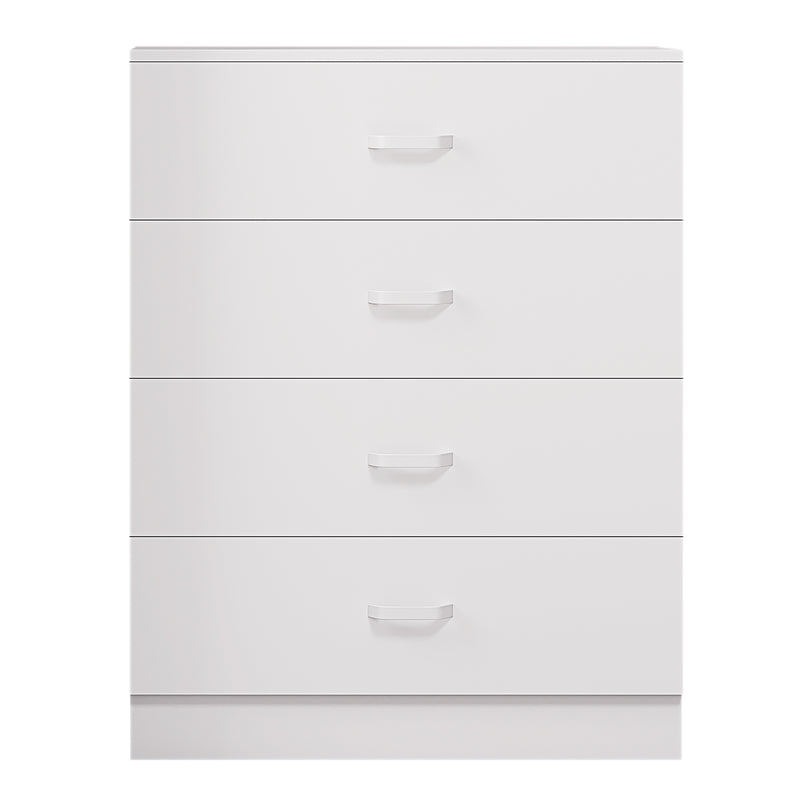 FWStyle Tunis 4 Drawer Chest Of Drawers Matt White