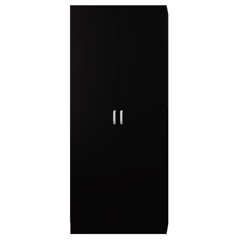 FWStyle Tunis 2 Door Wardrobe Matt Black