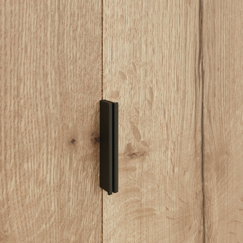 FWStyle Fisso 2 Door Wardrobe Cracked Oak - Quick Click & Cam Assembly