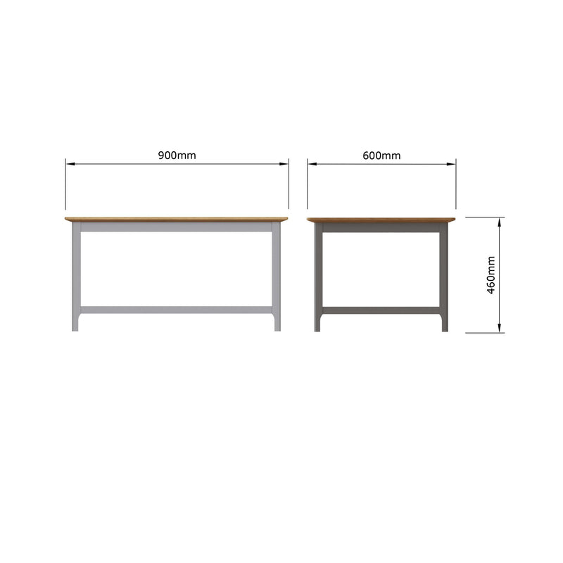 Taberno Oak Coffee Table Dove Grey
