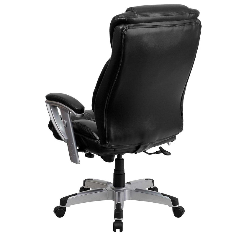 Black Faux Leather High Back Executive Office Chair