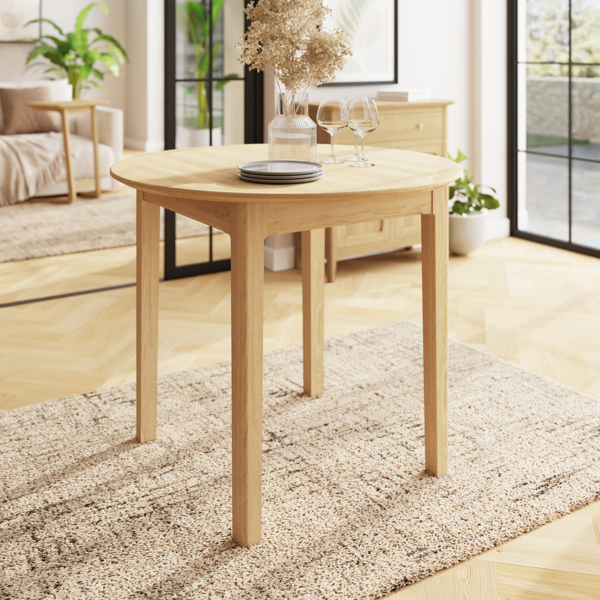 Hudson Ash Round Breakfast Table