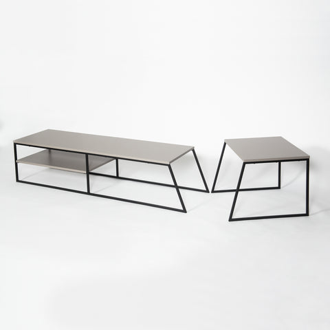 Pal Modern TV Unit Multimedia Centre Stand With Storage Mocha Grey 163cm