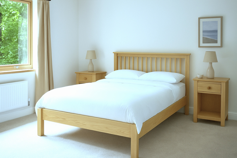NAPIER Solid Pine Bed — view