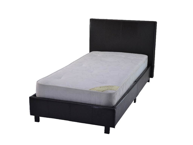 NY Faux Leather Bed — view