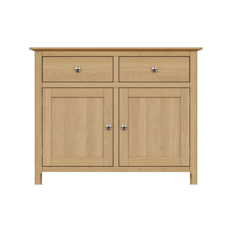 Taberno Oak 2 Door 2 Drawer Sideboard Natural Oak