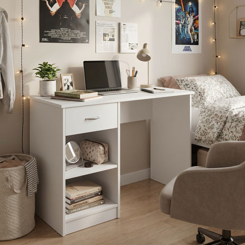 Promo Study Desk Dressing Table - Matt White
