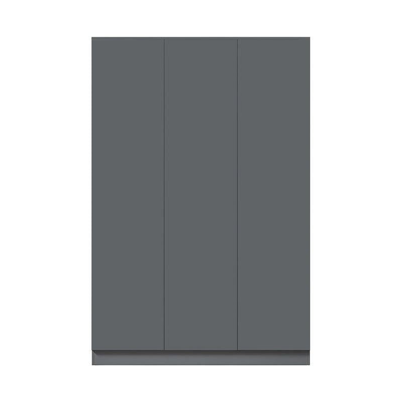FWStyle Stora 3 Door Wardrobe - Matt Dark Grey
