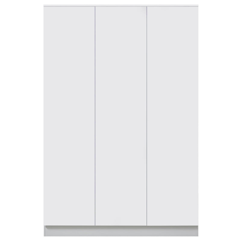 FWStyle Stora 3 Door Wardrobe - Matt White