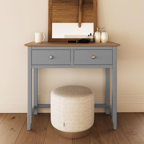 Taberno 2 Drawer Dressing Table Dove Grey