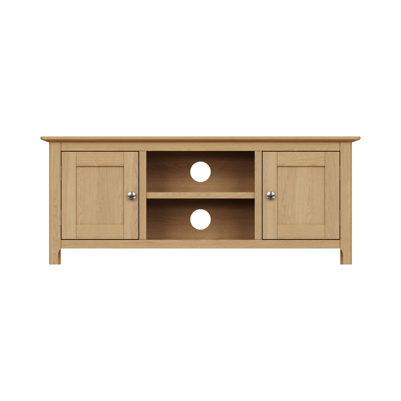 Taberno Oak 2 Door TV Unit Natural Oak