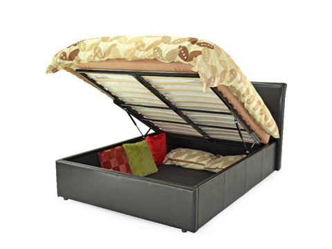 OTTOBROWN Faux Leather Bed — view