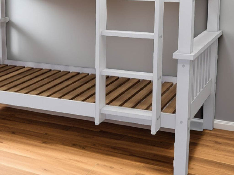 LUCCATRIP Wooden Bunk Bed — view