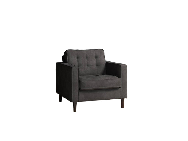 Toledo CRIB5 Contract Sofa — Graphite fabric, 1 seat armchair