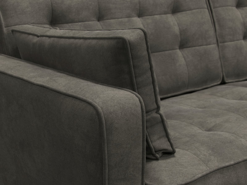 Toledo CRIB5 Contract Sofa — Graphite fabric detail